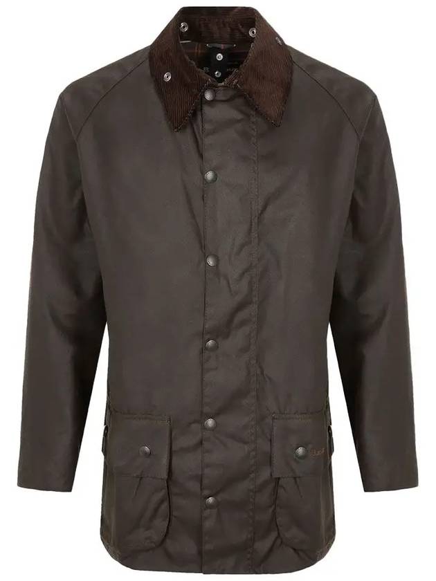 Classic Beaufort Wax Jacket Olive - BARBOUR - BALAAN 3