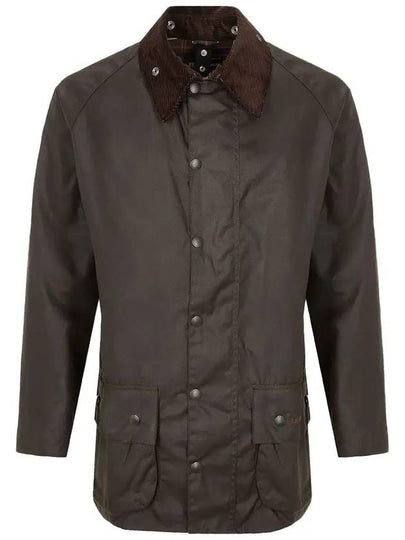 Classic Beaufort Wax Jacket Olive - BARBOUR - BALAAN 2