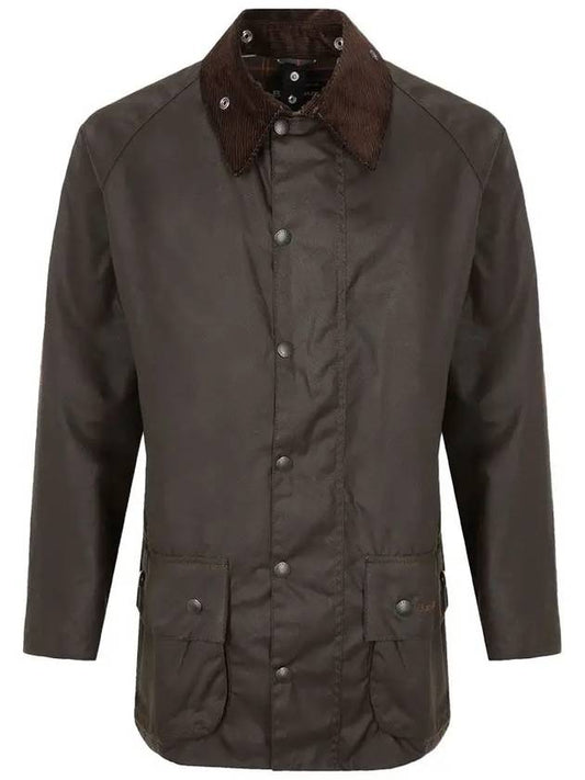 Classic Beaufort Wax Jacket Olive - BARBOUR - BALAAN 2