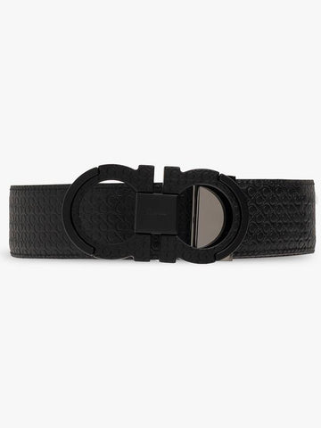 FERRAGAMO Reversible Belt, Men's, Black - SALVATORE FERRAGAMO - BALAAN 1