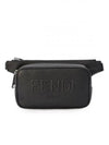 Roma Leather Belt Bag Black - FENDI - BALAAN 1