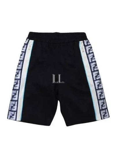 Bermuda Jersey Shorts Blue - FENDI - BALAAN 2