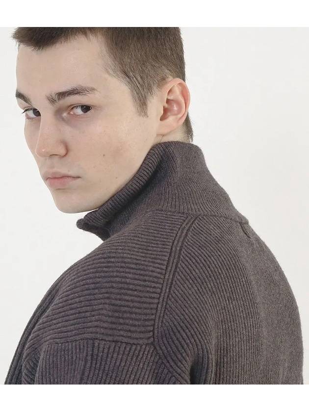 Modal Knit Half Zip up Charcoal - CHANCE'S NOI - BALAAN 8