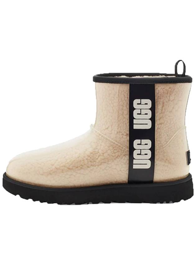 Women's Classic Clear Mini Rain Boots Natural - UGG - BALAAN 3