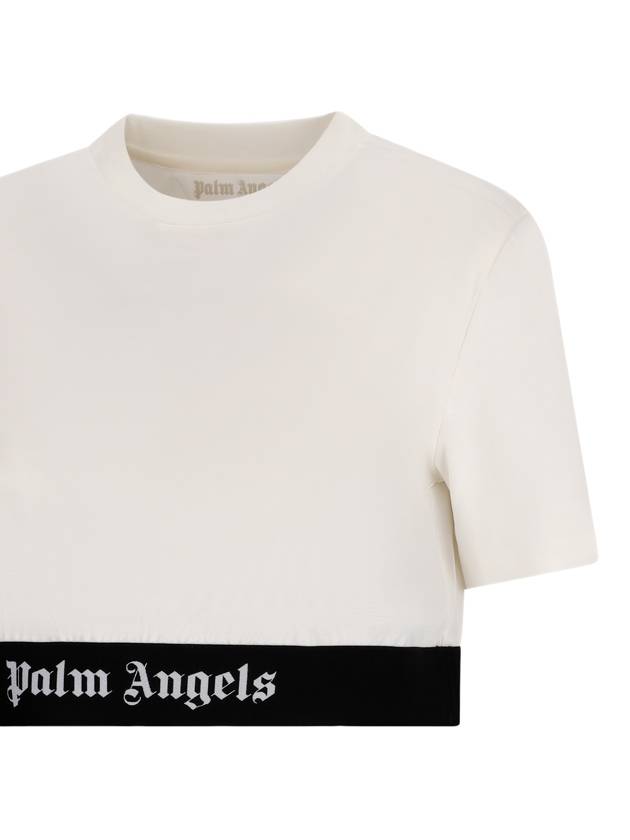 Short Sleeve T-Shirt PWAA051S24JER001 0310 White - PALM ANGELS - BALAAN 4