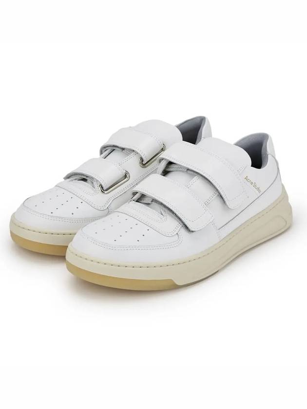 Velcro Strap Low Top Sneakers White - ACNE STUDIOS - BALAAN 4