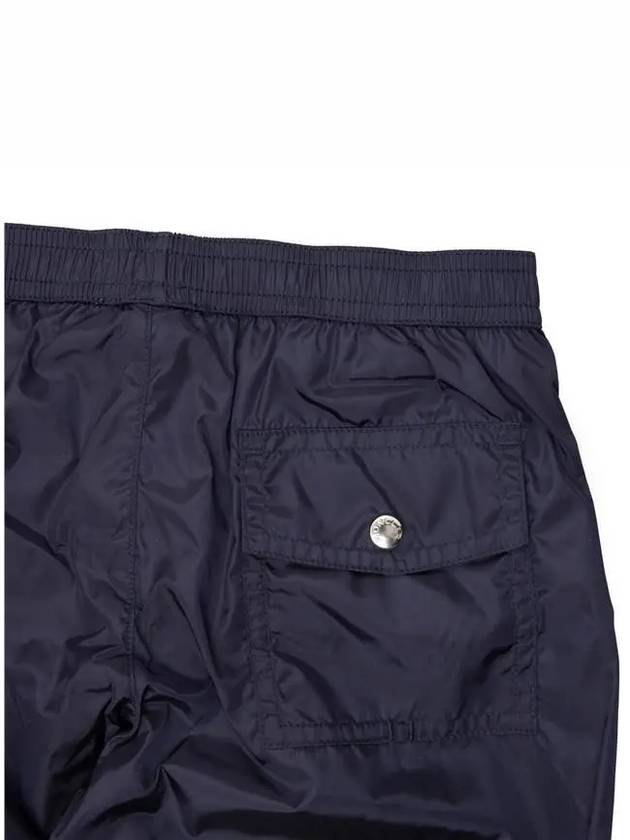 Moncler Kids 8 10 Logo Swim Pants Navy - MONCLER - BALAAN 3