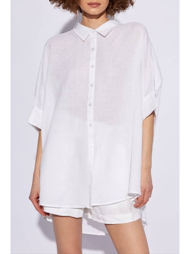 Posse ‘Lula’ Oversize Shirt, Women's, White - POSSE - BALAAN 3