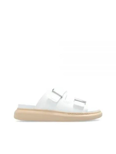 Logo Slippers White - ALEXANDER MCQUEEN - BALAAN 2