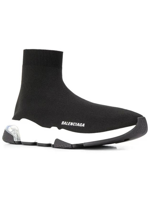 Speedrunner Clear Sole High Top Sneakers Black - BALENCIAGA - BALAAN 3