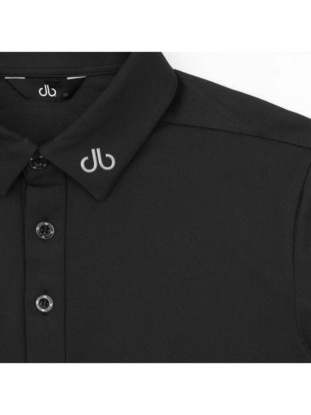 Drew Back Mesh T-Shirt DM41LT34BLACK - DRUH GOLF - BALAAN 4