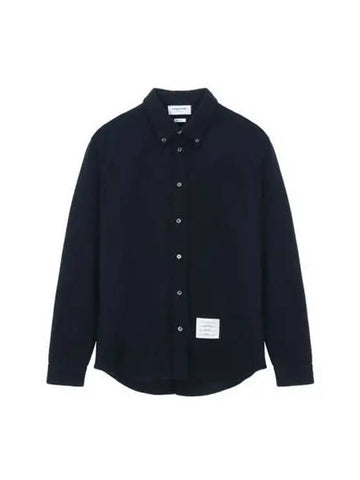 Milan Wool Shirt Navy MJS194A J0020 - THOM BROWNE - BALAAN 1