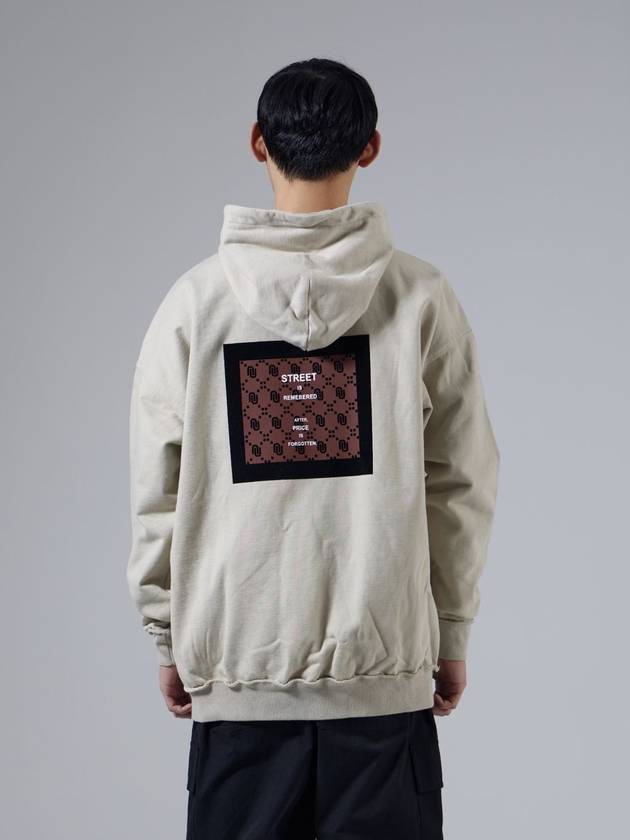 Overfit Monogram Is Dead Hood Beige - UNNORM IS DEAD - BALAAN 4