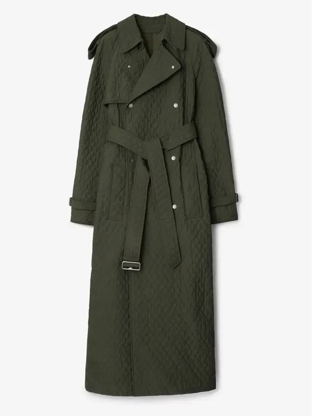 Double Breasted Quilted Trench Coat Loch - BURBERRY - BALAAN 2