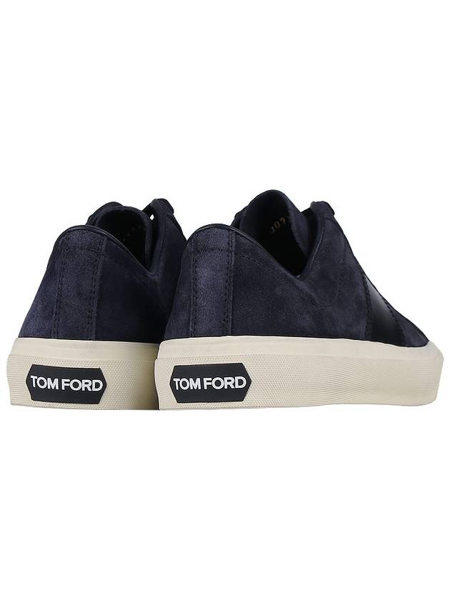 Suede Low Top Sneakers Grey - TOM FORD - BALAAN 6