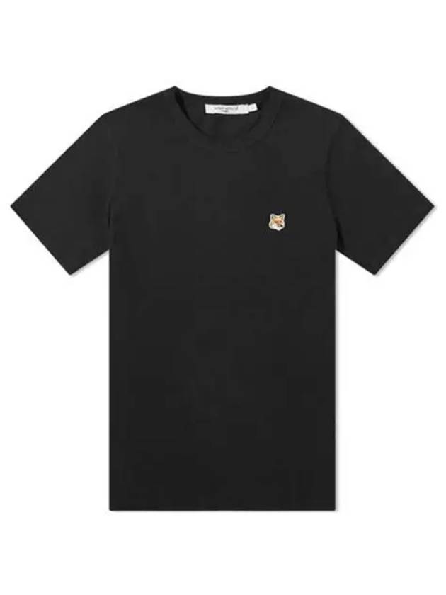 Fox Head Patch Classic Short Sleeve T-Shirt Black - MAISON KITSUNE - BALAAN 2