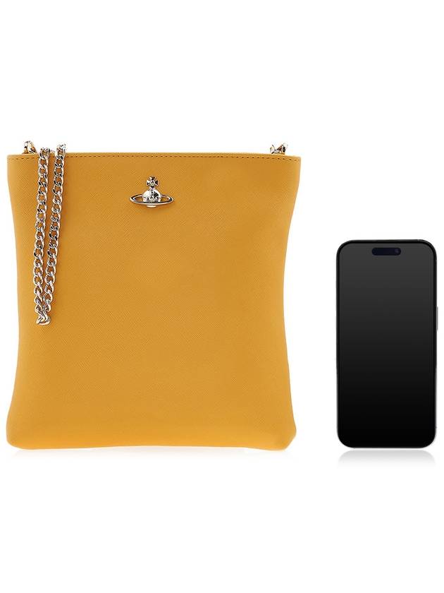 Square Chain Cross Bag Yellow - VIVIENNE WESTWOOD - BALAAN 7