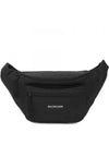 Explorer Logo Patch Nylon Belt Bag Black - BALENCIAGA - BALAAN 2