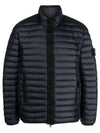 Men's Wappen Patch Padded Jacket Navy - STONE ISLAND - BALAAN 2