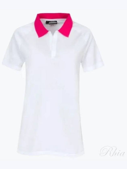 Baily Seamless Short Sleeve Polo Shirt White - J.LINDEBERG - BALAAN 2