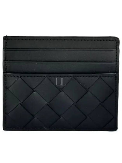 Intrecciato Card Wallet Black - BOTTEGA VENETA - BALAAN 2