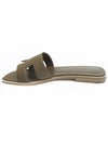 Oran Leather Sandals Etoupe - HERMES - BALAAN 5