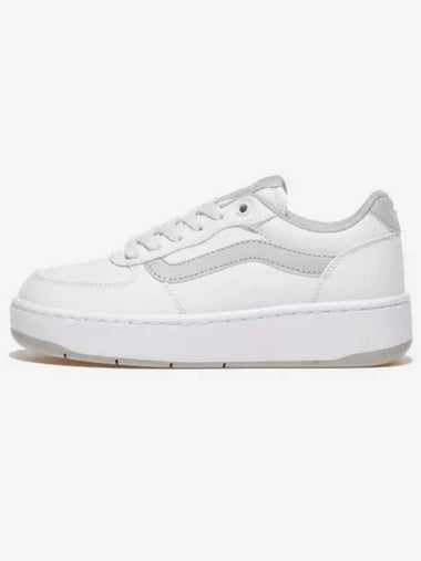 Curic Flat White Gray whiteGRAY - VANS - BALAAN 1