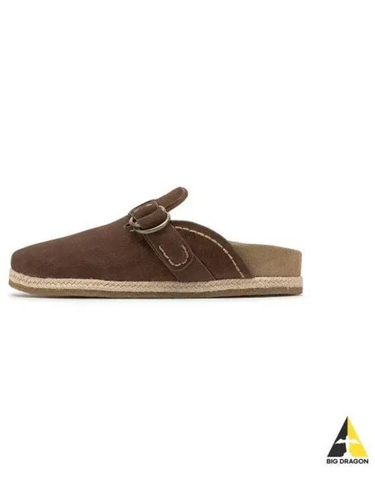 Turbach suede clog sandals brown - POLO RALPH LAUREN - BALAAN 1