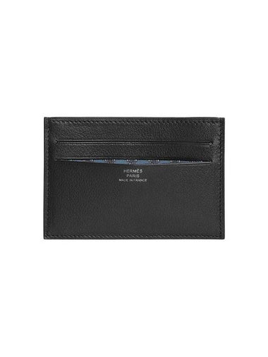 Citizen Twill Card Wallet Black - HERMES - BALAAN 1