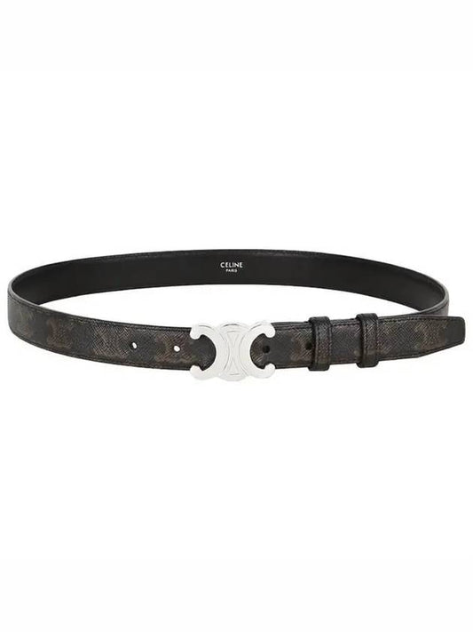 Triomphe Canvas Belt Black - CELINE - BALAAN 2