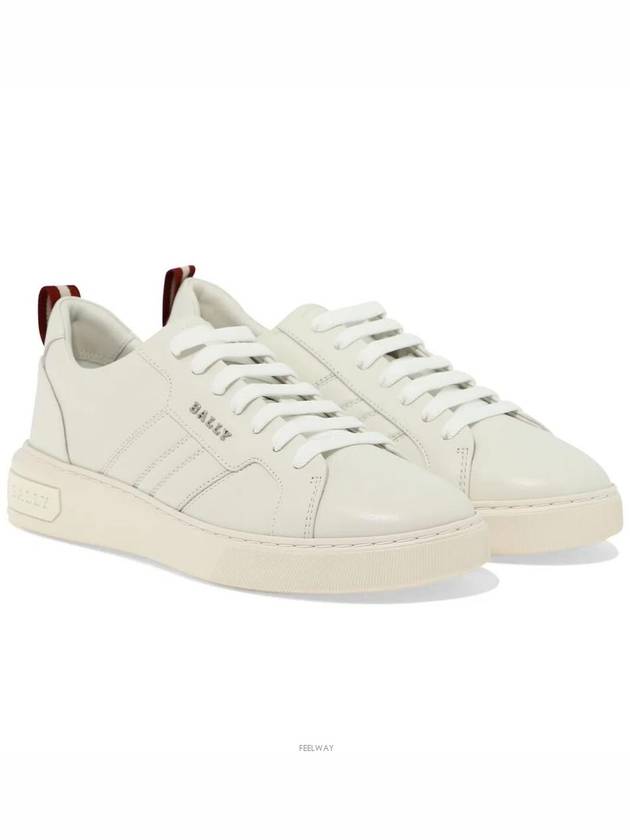 Maxim Leather Low-Top Sneakers White - BALLY - BALAAN 2