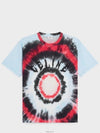 Tie Dye Cotton Jersey Short Sleeve T Shirt - CELINE - BALAAN 2