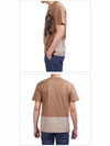 Cotton Short Sleeve T-Shirt Brown - Nº 21 - BALAAN 4