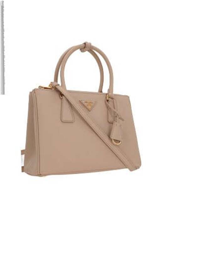 Medium Galleria Saffiano Leather Tote Bag Sand Beige - PRADA - BALAAN 4