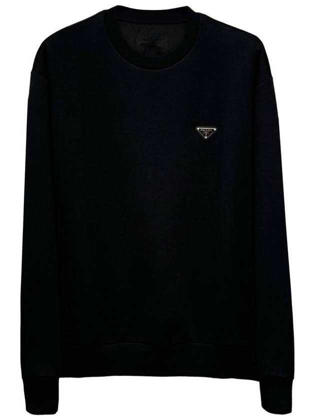 triangle logo technical overfit sweatshirt UJL30A - PRADA - BALAAN 1