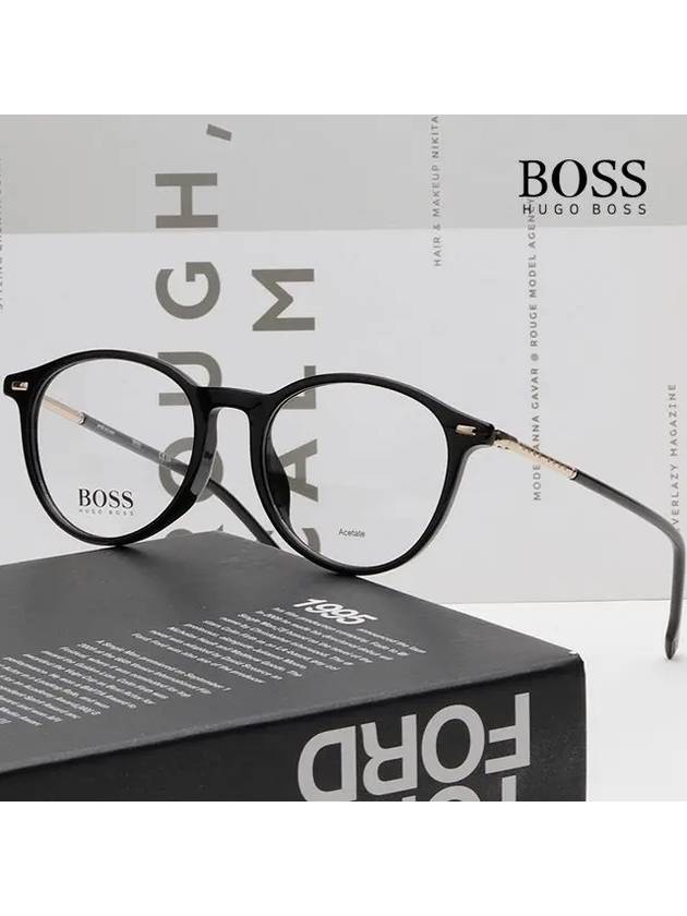 Hugo Boss Glasses Frame BOSS1237F 2M2 Asian Fit Horned Frame - HUGO BOSS - BALAAN 2