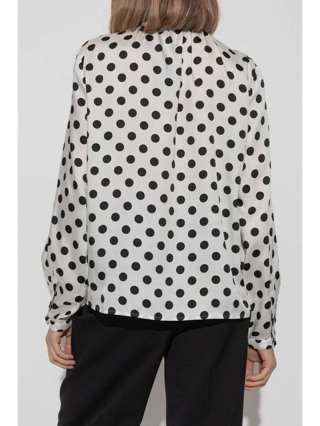 Kate Spade Polka Dot Pattern Top, Women's, White - KATE SPADE - BALAAN 4