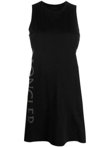 Midi Dress 701558 Black - MONCLER - BALAAN 1