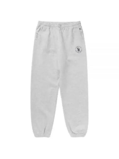 24 S R Sweatpants Heather GrayNavy PA020S410SH - SPORTY & RICH - BALAAN 1