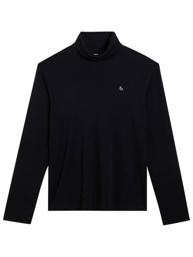 Aydin JL Embroidered Turtleneck Sweater Black - J.LINDEBERG - BALAAN 2