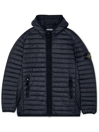 Loom Woven Chambers Down Padding Dark Navy - STONE ISLAND - BALAAN 2