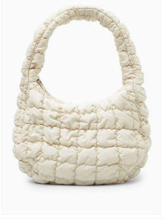 Quilted Mini Shoulder Bag Beige - COS - BALAAN 2