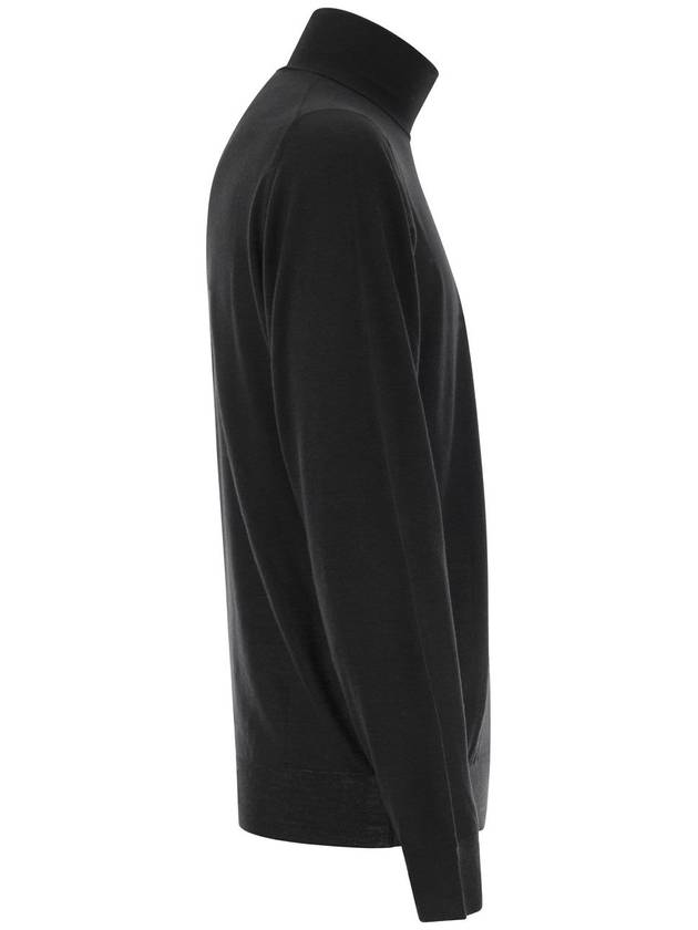 Turtleneck sweater in virgin wool - FEDELI - BALAAN 3