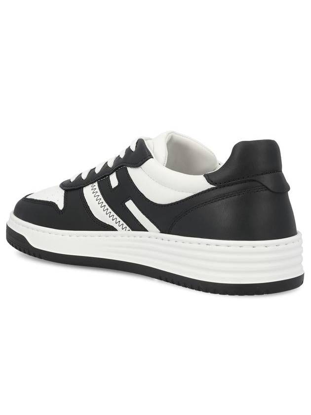 perforated low-top sneakers black - HOGAN - BALAAN 4