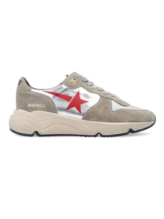 Running Sole Suede Low Top Sneakers Beige - GOLDEN GOOSE - BALAAN 1