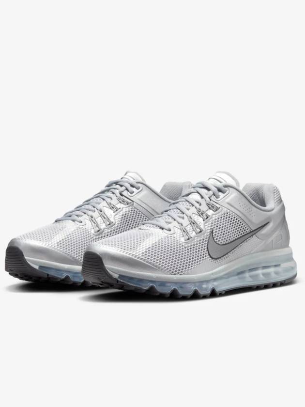 Air Max 2013 Low Top Sneakers Metallic Silver - NIKE - BALAAN 6