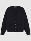 GOU DAMAGED CARDIGAN BLACK - NOICE - BALAAN 3