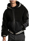 Ashford Zip Up Shearing Jacket Black - MOOSE KNUCKLES - BALAAN 8