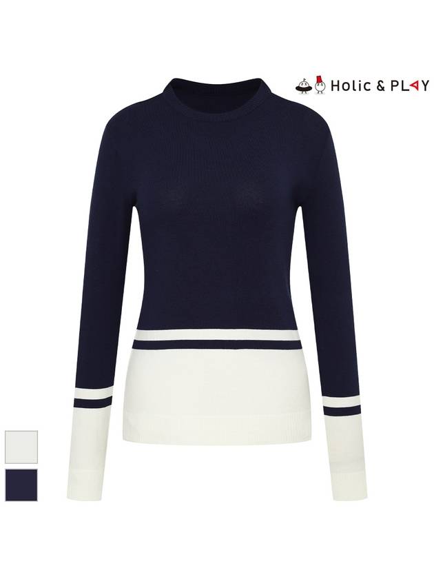 Casual Round Neck SweaterHD1WSW003 - HOLIC&PLAY - BALAAN 3