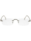 Eyewear Square Glasses Silver - HYBITION - BALAAN 3